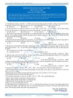 Bài tập phương pháp bảo toàn điện tích