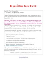 mẹo làm part 6 toeic