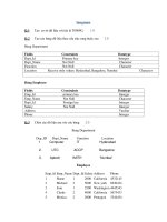 Bài tập thực hành cơ sở dữ liệu SQL