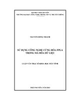Sử dụng công nghệ cứng hóa FPGA trong mã hóa dữ liệu