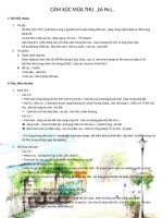 Soạn bài Cảm xúc mùa thu  Đỗ Phủ