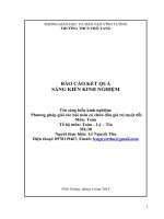 PHƯƠNG PHÁP GIẢI CÁC BÀI TOÁN CÓ CHỨA DẤU GIÁ TRỊ TUYỆT ĐỐI