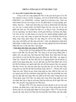 Báo cáo thực tập: Tình hình sản xuất kinh doanh của công ty dệt vải Công nghiệp Hà Nội