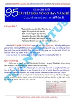Tổng hợp những bài hóa học hay và khó
