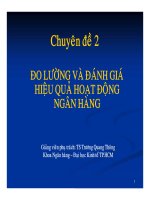 Bài giảng Nghiệp vụ ngân hàng thương mại: Chương 2  TS. Trương Quang Thông