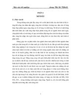 BÁO CÁO TỐT NGHIỆP: TÌNH HÌNH Ô NHIỄM MÔI TRƯỜNG Ở VIỆT NAM HIỆN NAY