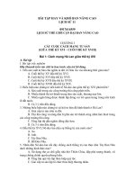 BÀI TẬP HAY VÀ KHÓ 11  BAN NÂNG CAO