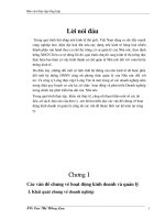 Báo cáo thực tập tổng hợp về công tác quản trị doanh nghiệp ở công ty Lương thực cấp 1 Lương Yên