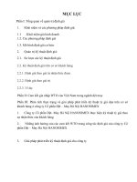 Phân tích thực trạng và giải pháp phát triển kỹ thuật tỷ giá dựa trên cơ sở khách hàng ở công ty Cổ phần Dệt – May Hà Nội HANOSIMEX