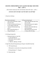 Chương trình phòng ngừa dành cho học sinh tiểu học lớp 1 chủ đề   giúp con học tập tốt khi vào lớp một