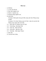 bài tiểu luận phục vụ cho môn học các vùng văn hóa việt nam