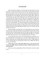 Thực trạng số biện pháp nhằm trì mở rộng thị trường tiêu thụ sản phẩm trang trí nội thât Công ty TNHH thương mại sản xuất Dương Đạt