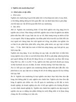 HOẠT ĐỘNG NGHIÊN CỨU MARKETING TAỊ DOANH NGHIỆP HIỆN NAY