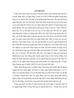 Hoàn thiện hoạt động Marketing tại ngân hàng Thương mại Cố phần Công Thương chi nhánh Sầm Sơn – Thanh Hóa