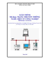 Giáo trình mạng truyền thông   nghề điện tử công nghiệp   trình độ cao đẳng (tổng cục dạy nghề)