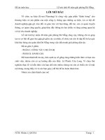 Đề án môn học tổ chức sự kiện Lễ mít tinh 40 năm giải phóng Đà Nẵng