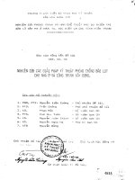 Nghiên cứu các giải pháp kỹ thuật phòng chống bão lụt cho nhà ở và công trình xây dựng