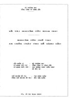 Nghiên cứu chế tạo xe chữa cháy cho bể xăng dầu