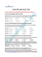 CHUYÊN đề NGỮ âm 