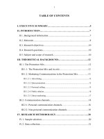 Promotion mix for advanced educational program   a case study of national economics university 