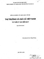 Thị trường và giá cả việt nam từ thế kỷ XIX đến nay