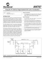 AN0787   using the TC1264 for single ended SCSI active termination 