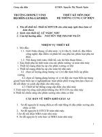 Thiết kế hệ thống cung cấp điện cho nhà máy