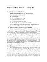 Thuật toán xử lý thông tin