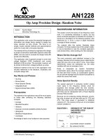 AN1228   op amp precision design random noise 