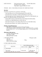 Giáo án mô đun 13 chế tạo phôi hàn