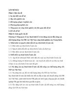 Nghiên cứu giải pháp nâng cao chất lượng dòng vốn FDI vào việt nam trong bối cảnh suy thoái kinh tế toàn cầu (tt) 