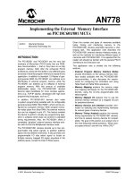 AN0778   implementing the external memory interface on PIC18C601801 MCUs 