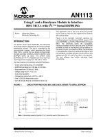 AN1113   using c and a hardware module to interface 8051 MCUs with i2c™ serial EEPROMs 