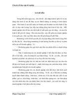 Giải pháp nâng cao hiệu quả hoạt động marketing công nghiệp của công ty TNHH đèn hình ORION HANEL