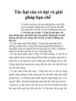 Tác hại của cỏ dại và giải pháp hạn chế