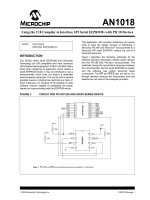 AN1018   using the c18 compiler to interface SPI serial EEPROMs with PIC18 devices 