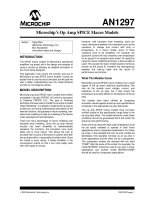 AN1297 microchip’s op amp SPICE macro models