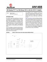 AN1488   bit banging i2c™ on mid range MCUs with the XC8 c compiler 