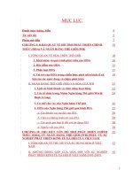 THU HÚT VỐN HỖ TRỢ CHÍNH THỨC DOA TỪ NGHÂN HÀNG THẾ GIỚI WB PHỤC VỤ SỰ NGHIỆP PHÁT TRIỂN KINH TẾ XÃ HỘI Ở VIỆT NAM