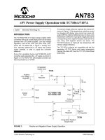AN0783   ±5v power supply operation with TC7106A7107A 