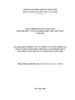 Nghiên cứu tác động của chủ nghĩa vật chất và khuynh hướng thích mua sắm đến hành vi mua sắm ngẫu hứng của sinh viên hà nội 