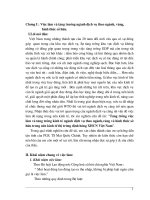 Tăng trưởng việc làm và tăng trưởng kinh tế ngành dịch vụ theo ngành,vùng và hình thức sở hữu trong nền kinh tế thị trường định hướng XHCN Việt Nam