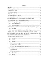 nghiên cứu điều kiện sinh khí hậu và điều kiện kinh tế - xã hôi phục vụ cho việc phát triển cây cao su ở huyện phong điền, tỉnh thừa thiên huế