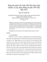 đảng bộ quận cầu giấy (hà nội) thực hiện nhiệm vụ xây dựng đảng từ năm 1997 đến năm 2012 