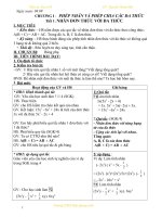 Giáo án môn đại số 8   GV  nguyễn thanh hải