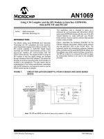 AN1069   using c30 compiler and the SPI module to interface EEPROMs with dsPIC33F and PIC24F 