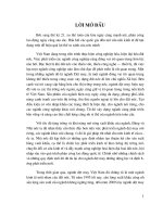 Phát huy lợi so sánh Quốc gia Việt Nam lĩnh vực Dệt may với mục đích phân tích thực trạng ngành dệt may Việt Nam