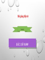 Giáo án điện tử Toán lớp 3 Bài Số 10000