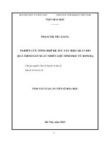 Nghiên cứu tổng hợp hệ xúc tác hiệu quả cho quá trình sản xuất nhiên liệu sinh học từ rơm rạ