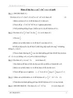 khảo sát hàm số 12